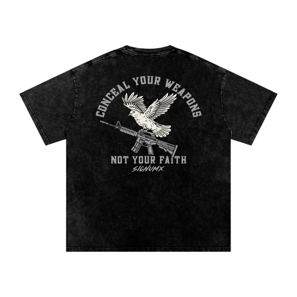Conceal your weapons, not your faith SIGNUMX - Back - Black