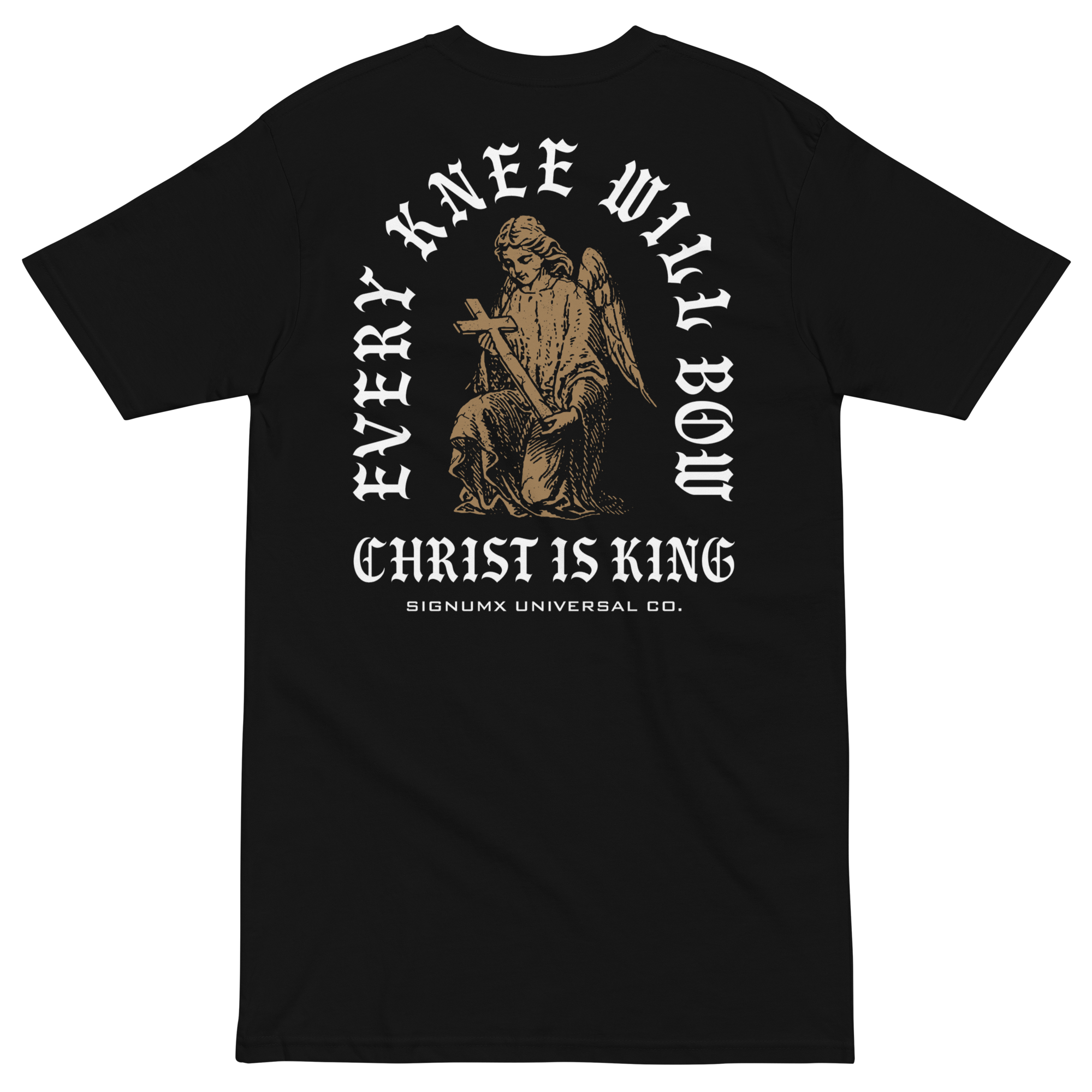 Every Knee Will Bow - Black - Back - SIGNUMX