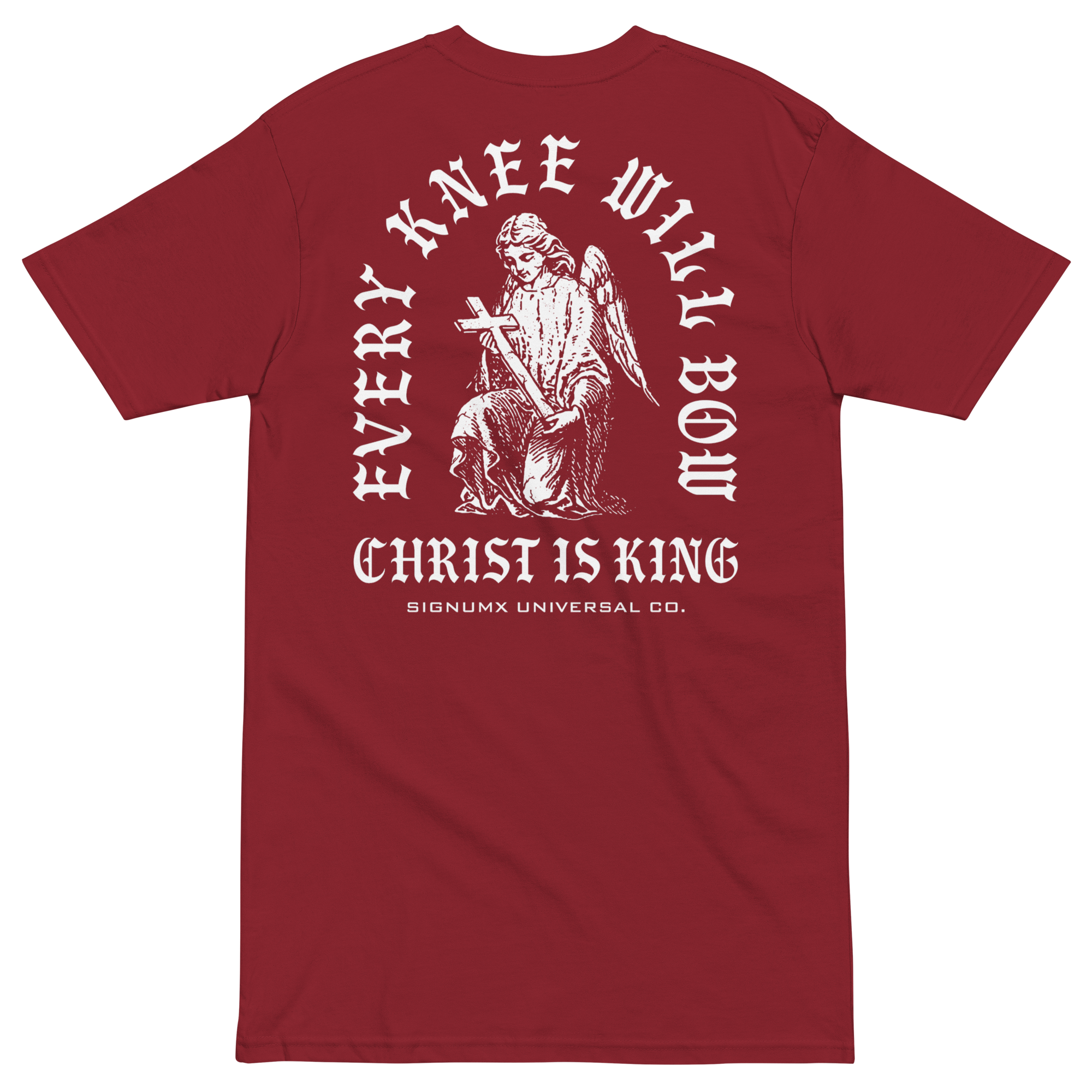 Every Knee Will Bow - Red - Back - SIGNUMX