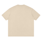 Pray More Shirt in Sand, plain back flat lay