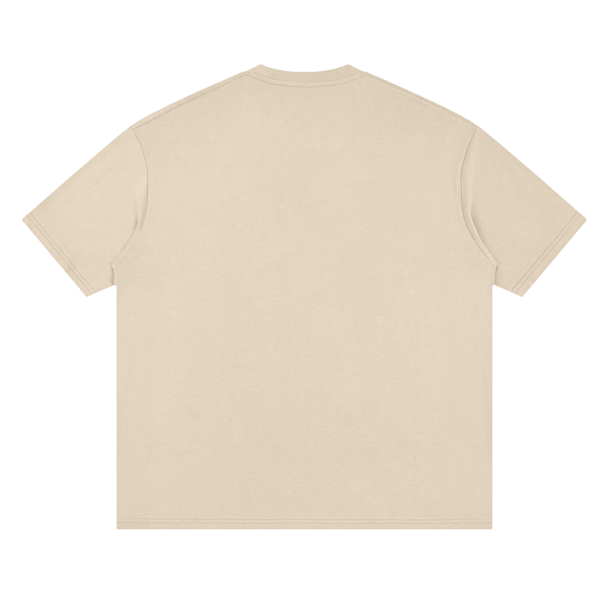 Pray More Shirt in Sand, plain back flat lay