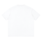 Pray More Shirt in White, plain back flat lay