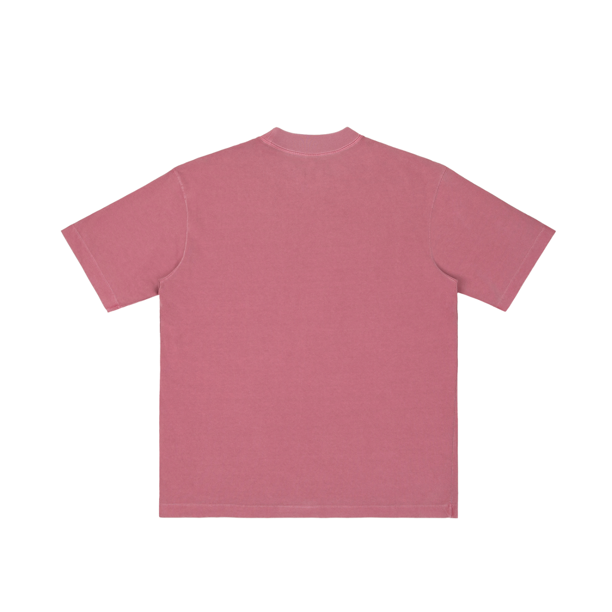 St. Carlo Acutis | Pray for Us Embroidered Heavyweight Vintage Wash Drop-Shoulder Shirt in Ancora Red - Back
