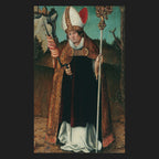 Classical sacred art portrait of St. Elmo, patron of sailors