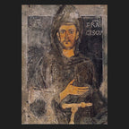 Classical sacred art portrait of St. Francis of Assisi, patron of ecology