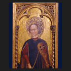 Classical sacred art portrait of St. Genesius, patron of actors