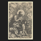 Classical sacred art portrait of St. Mark, patron of Venice