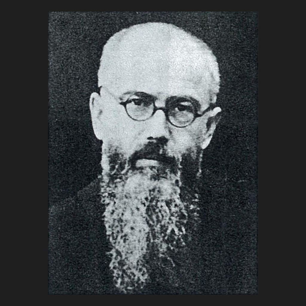 Portrait photograph of St. Maximilian Kolbe, patron of prisoners