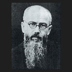 Portrait photograph of St. Maximilian Kolbe, patron of prisoners