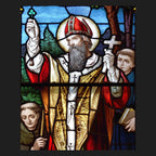 Classical sacred art portrait of St. Patrick, patron of ireland
