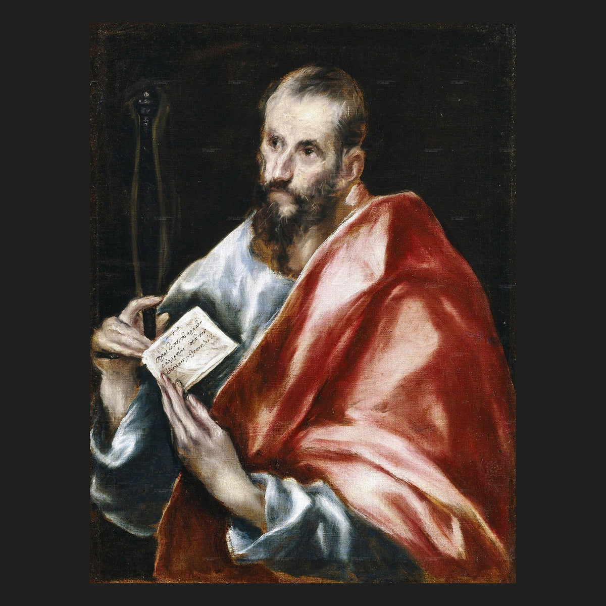 Classical sacred art portrait of St. Paul, patron of missionaries